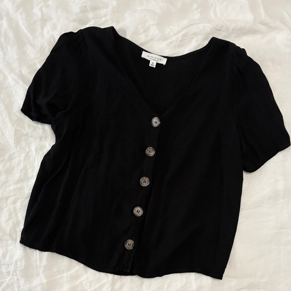 Kirious Black Button-Down Shirt - Picture 3 of 6